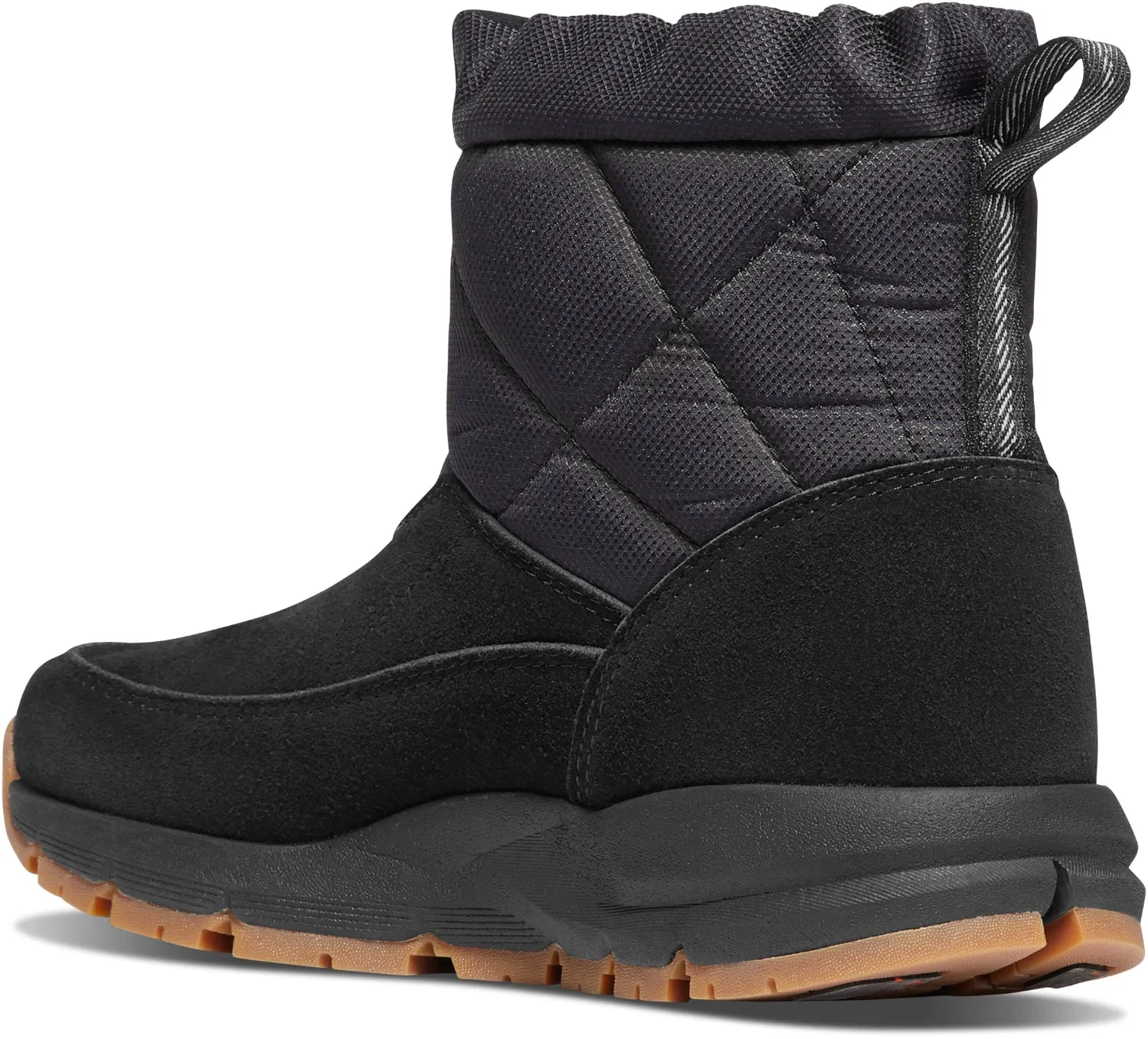 Danner Womens Cloud Cap 400G Black Suede Snow Boots