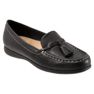 Dawson Black Leather Moccasin