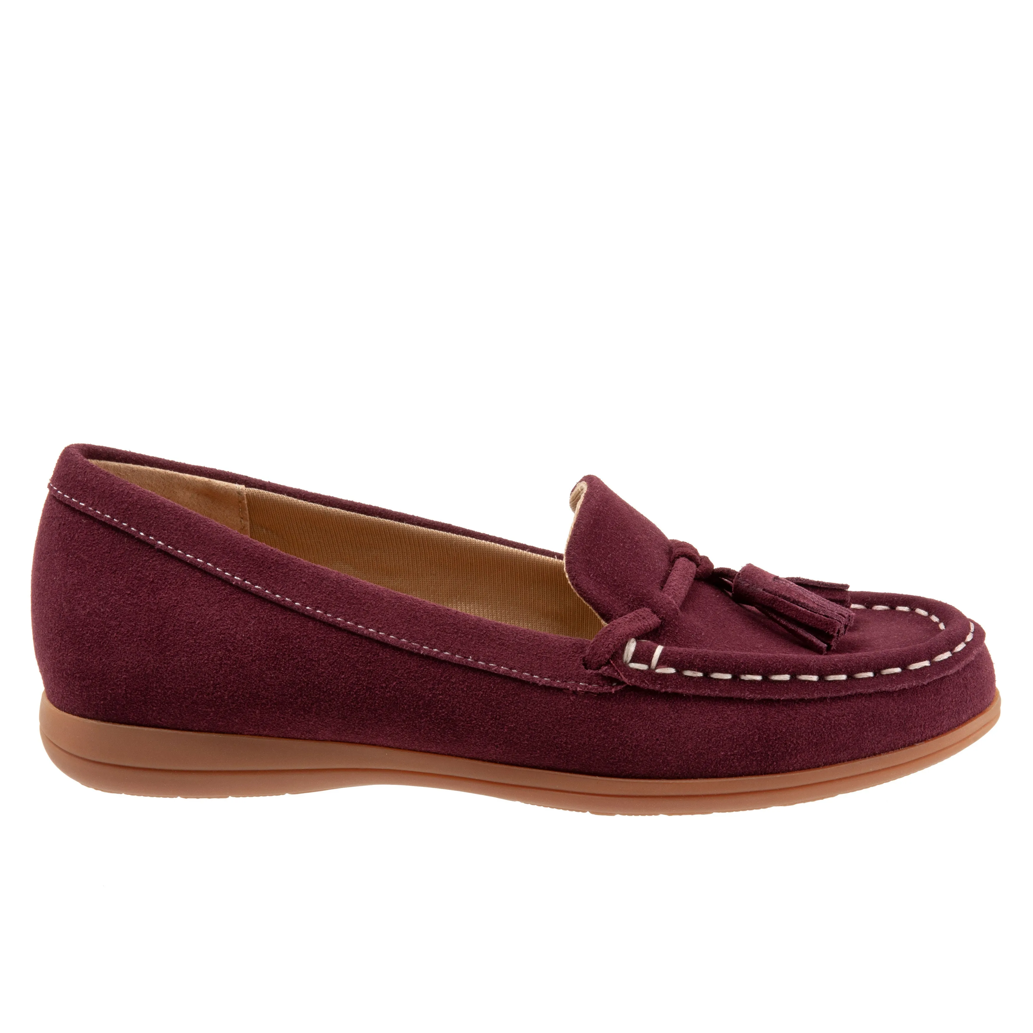 Dawson Cherry Leather Moccasin