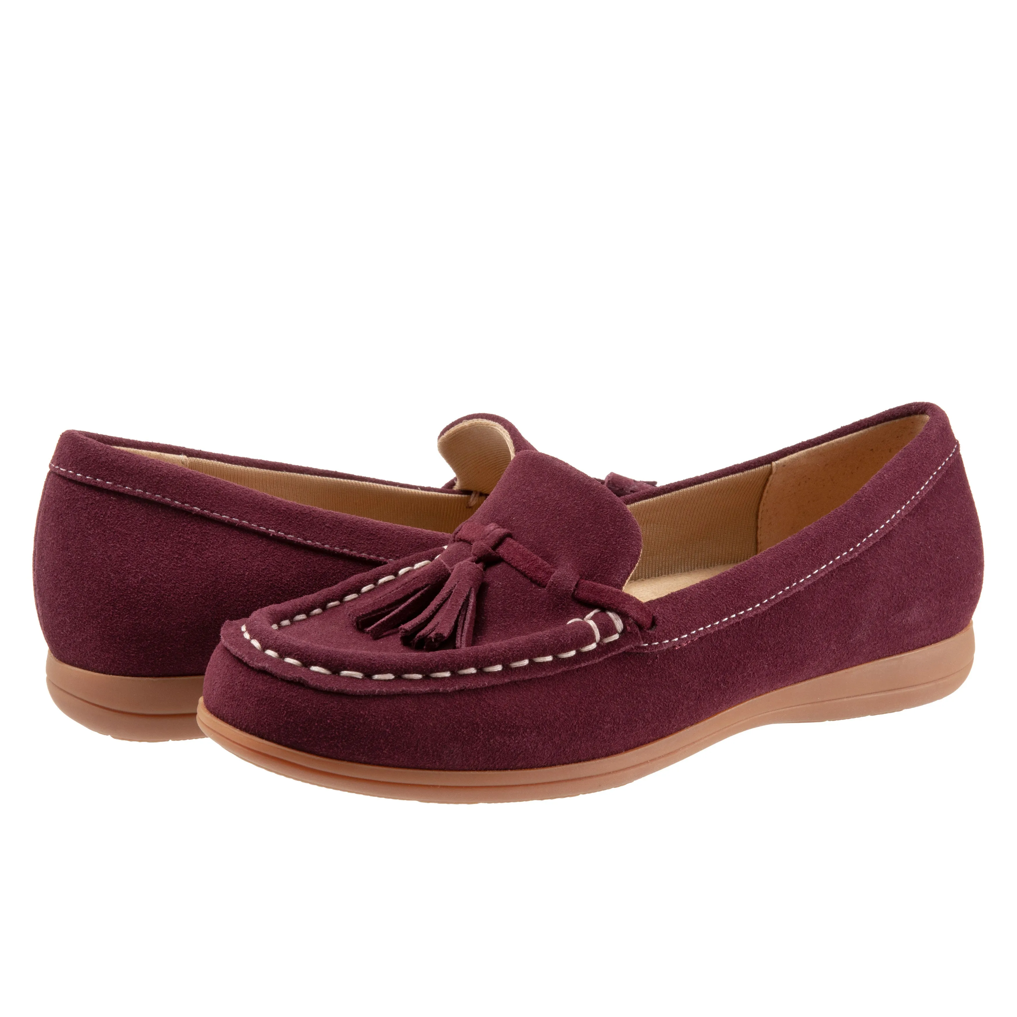 Dawson Cherry Leather Moccasin