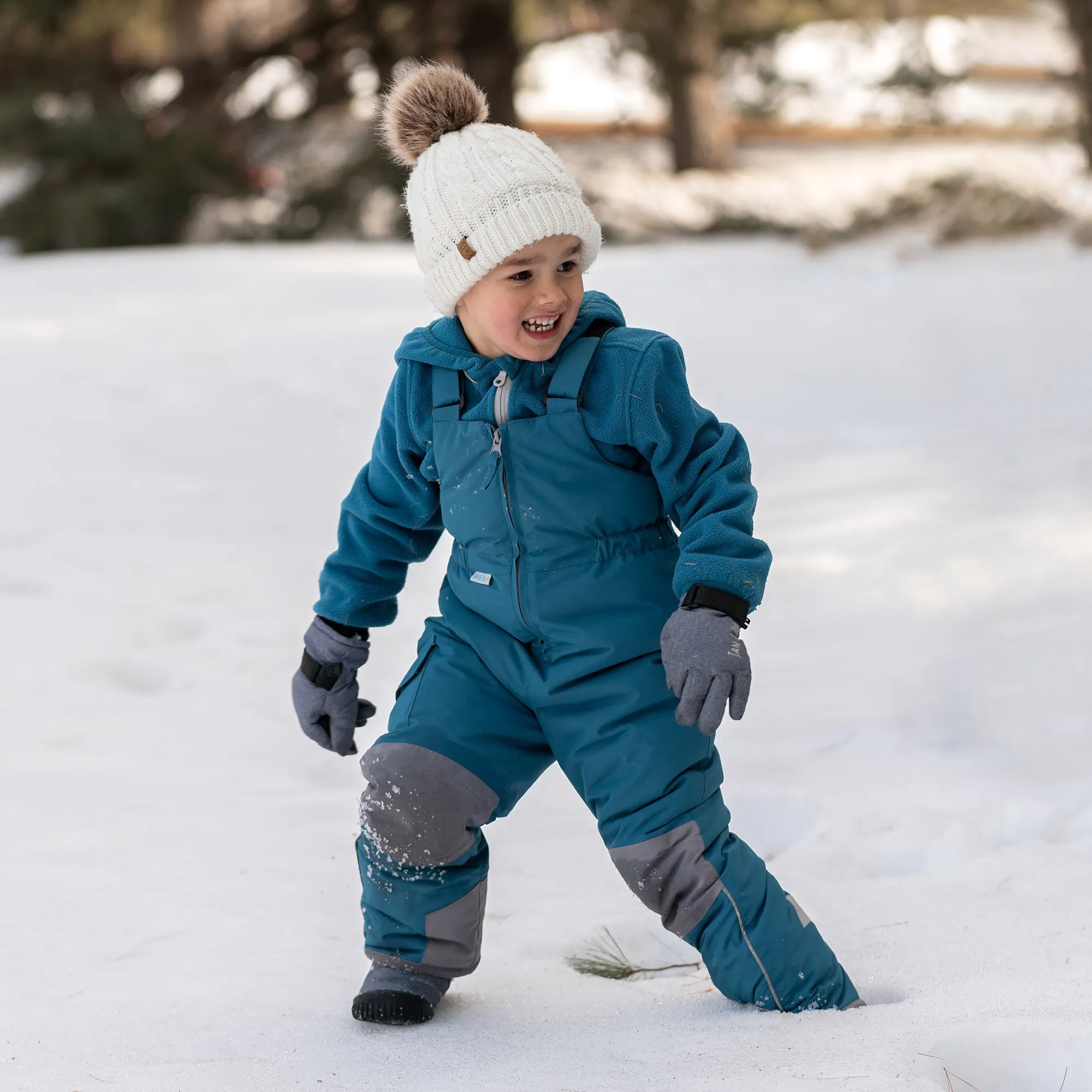 Deep Blue Toasty Dry Bib Snow Pants