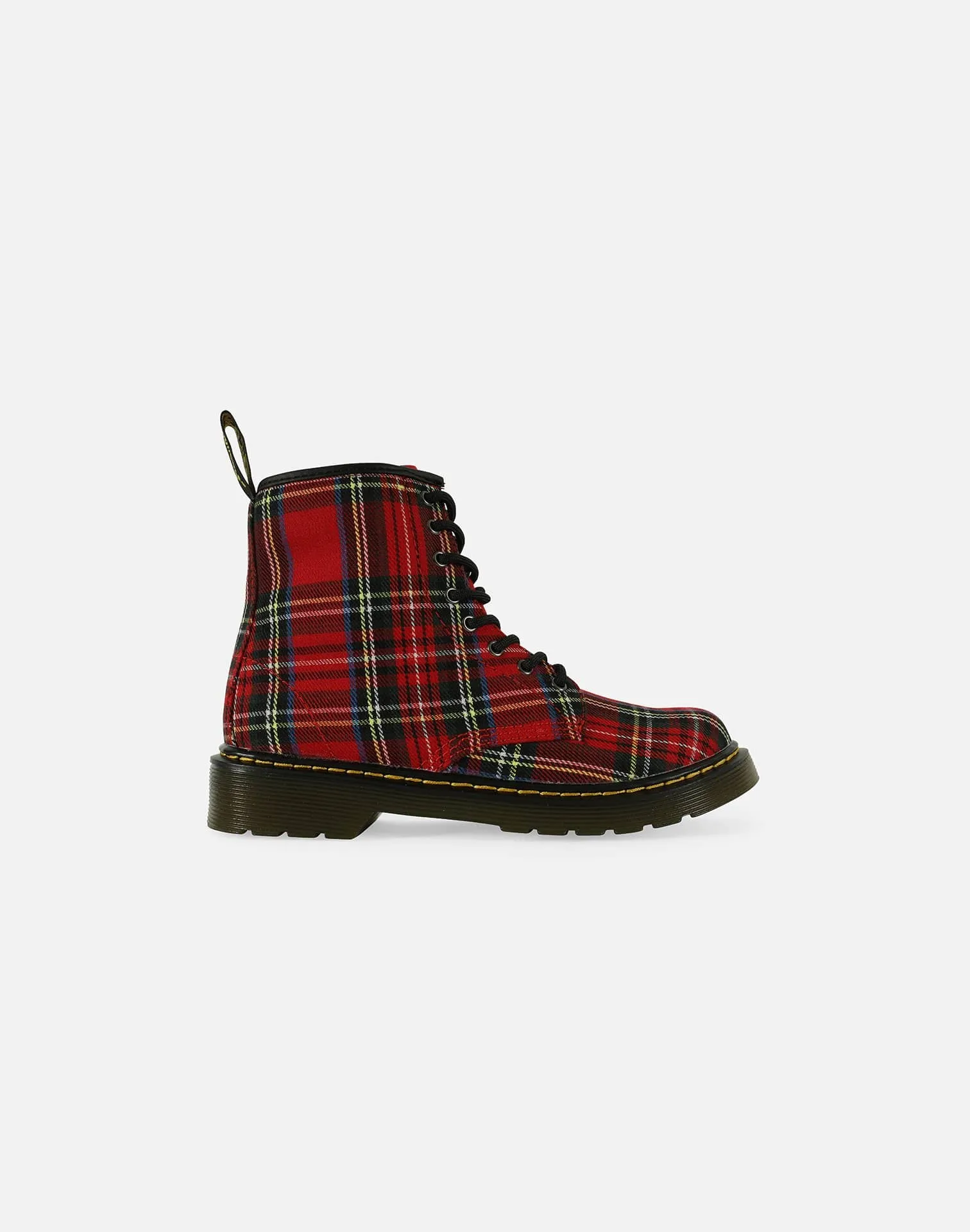 Dr. Martens 1460 Stewart Tartan Plaid Boots Pre-School