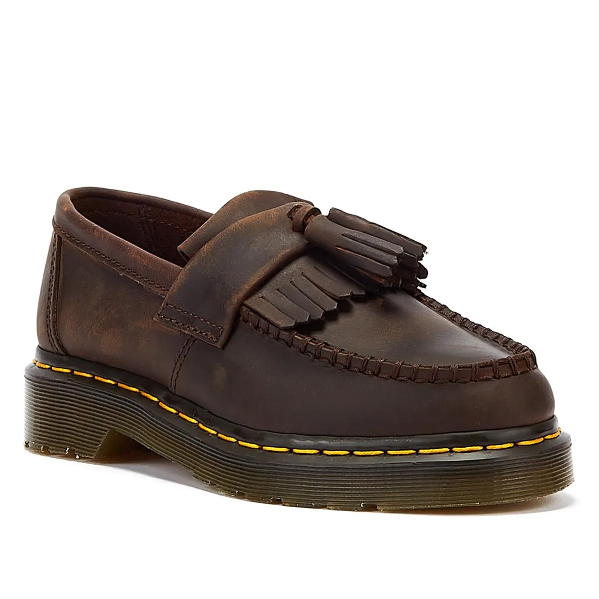 Dr. Martens Adrian Crazy Horse Brown Loafers