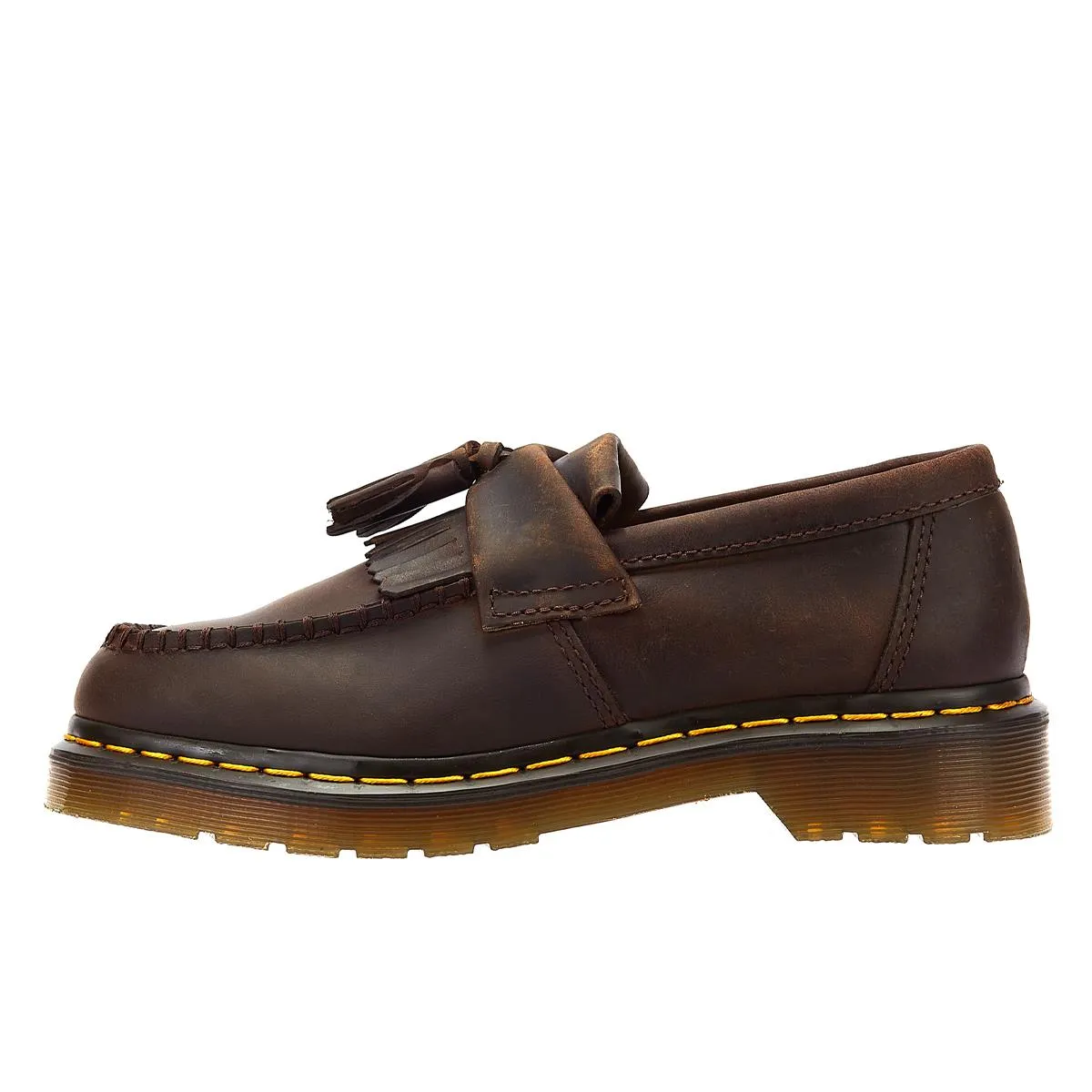 Dr. Martens Adrian Crazy Horse Brown Loafers