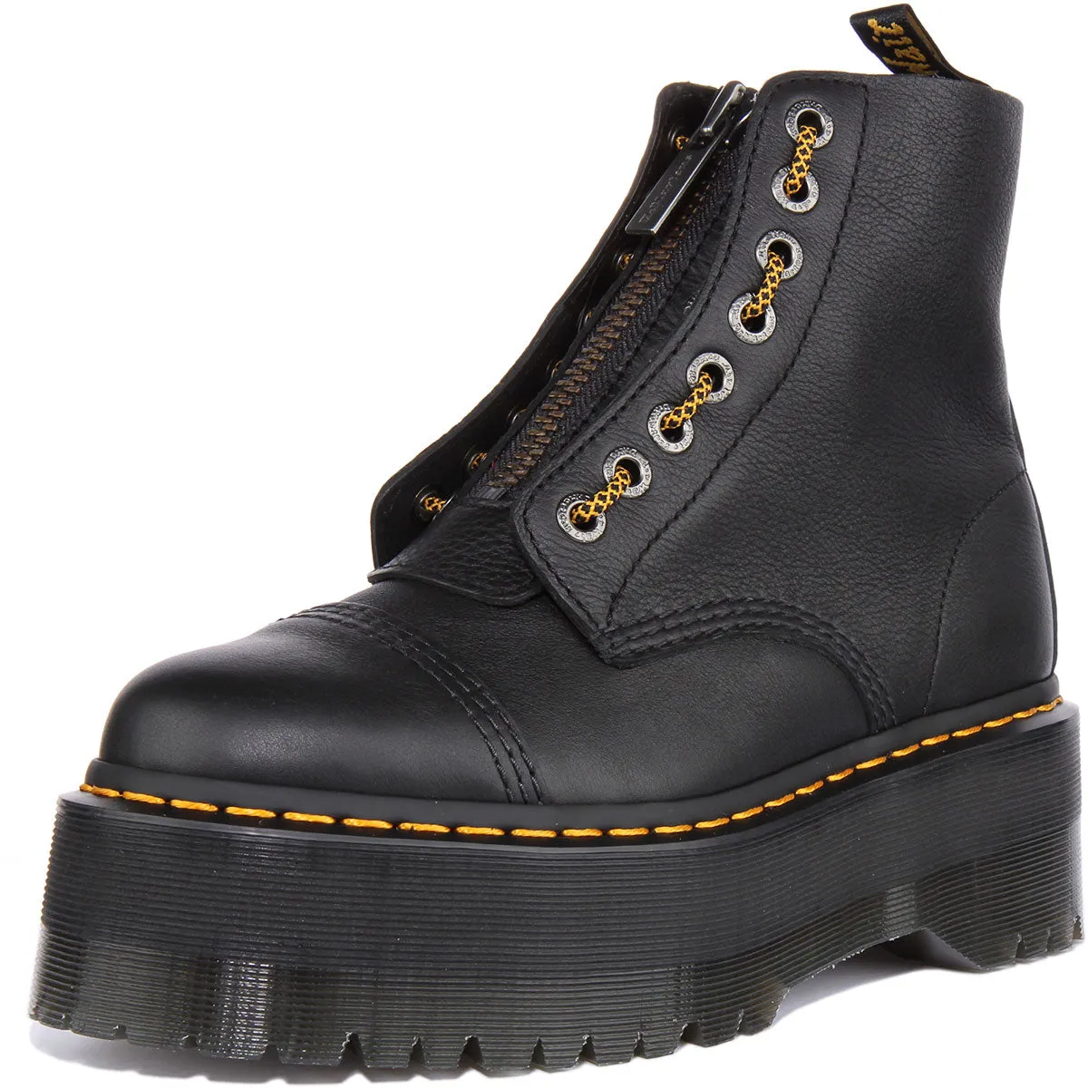 Dr Martens Sinclair Max Platform In Black For Women