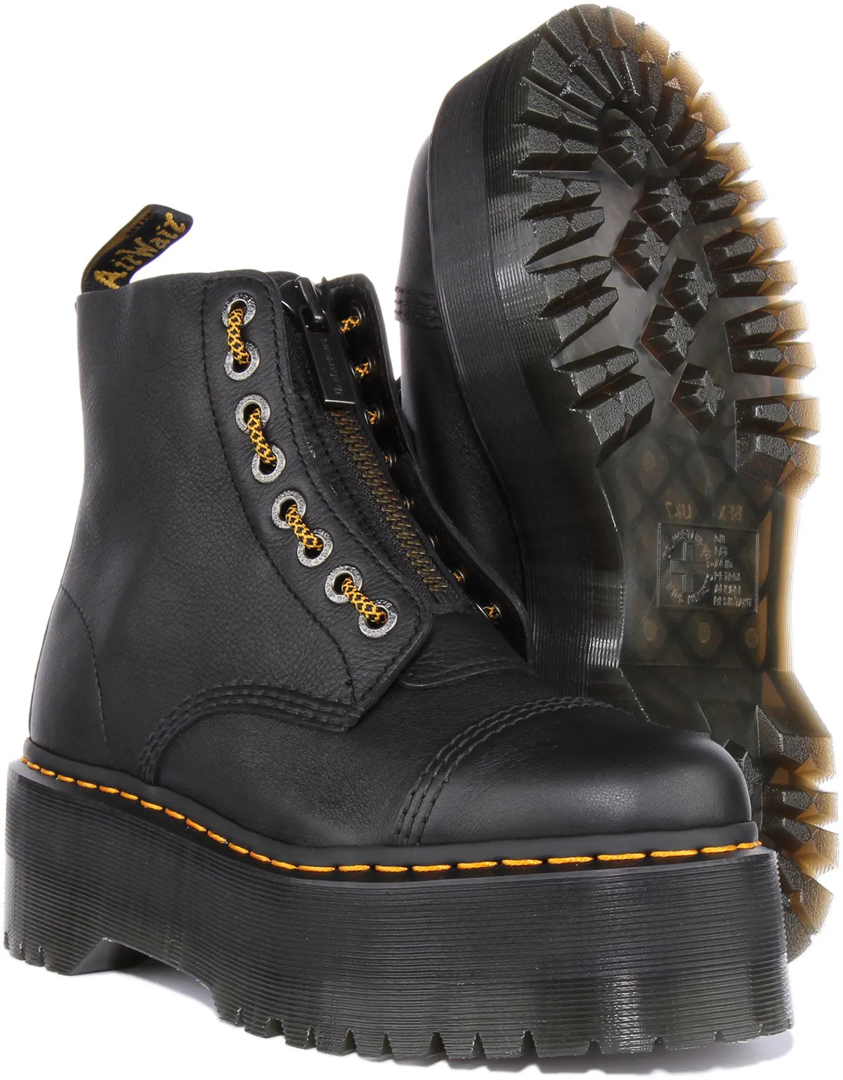 Dr Martens Sinclair Max Platform In Black For Women