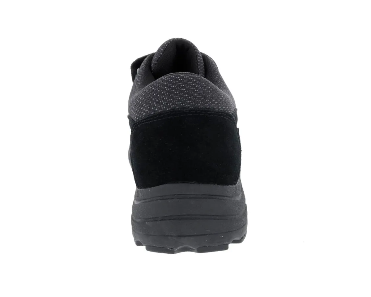 Drew Win Women Orthotics Slip-on Sneaker In Black Suede Knit