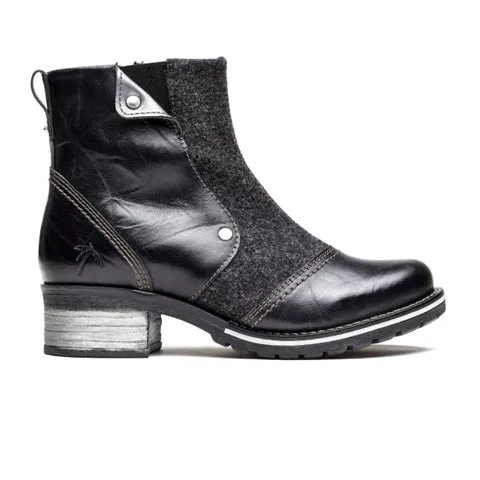 Dromedaris Kassia Burel Ankle Boot (Women) - Black