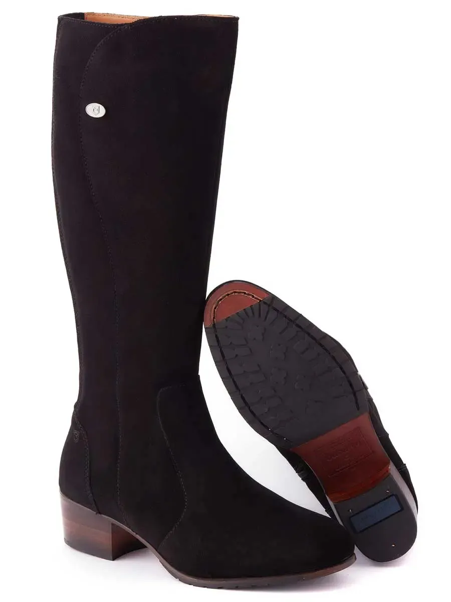 DUBARRY Downpatrick Boots - Ladies Knee High - Black Suede