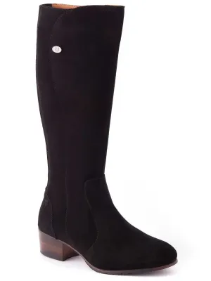 DUBARRY Downpatrick Boots - Ladies Knee High - Black Suede