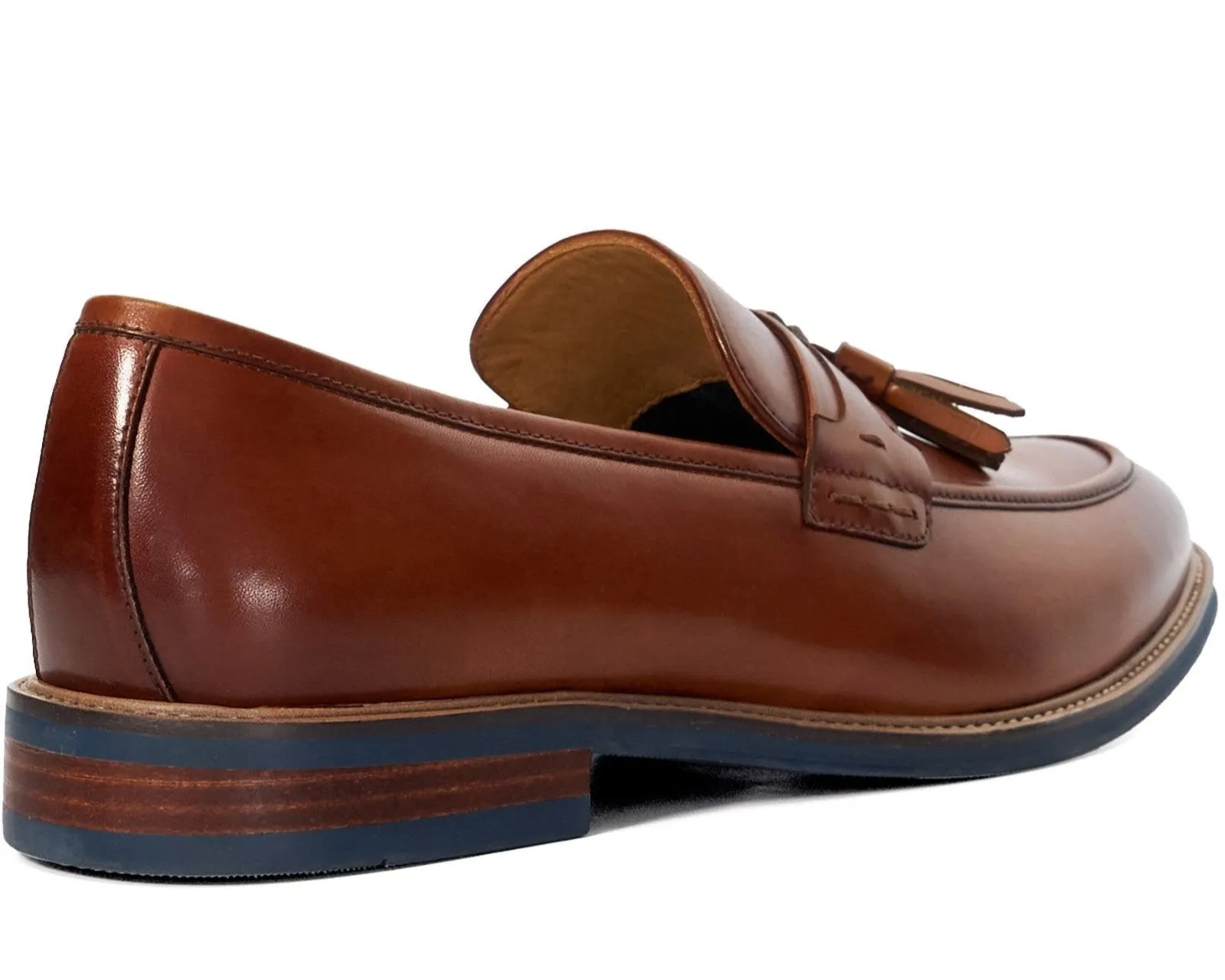 Dune Simley Mens Leather Tassel Loafer