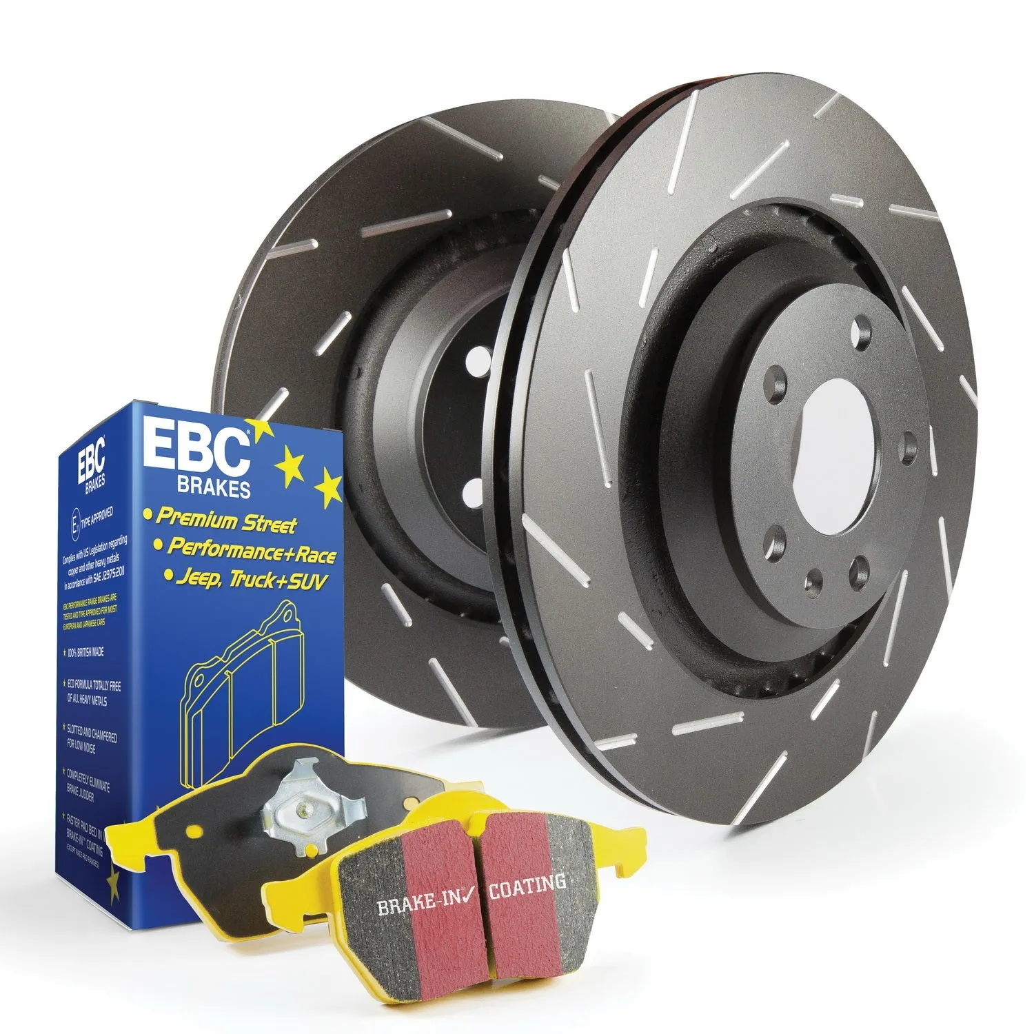 EBC Brakes S9KF1051 S9 Kits Yellowstuff and USR Rotors