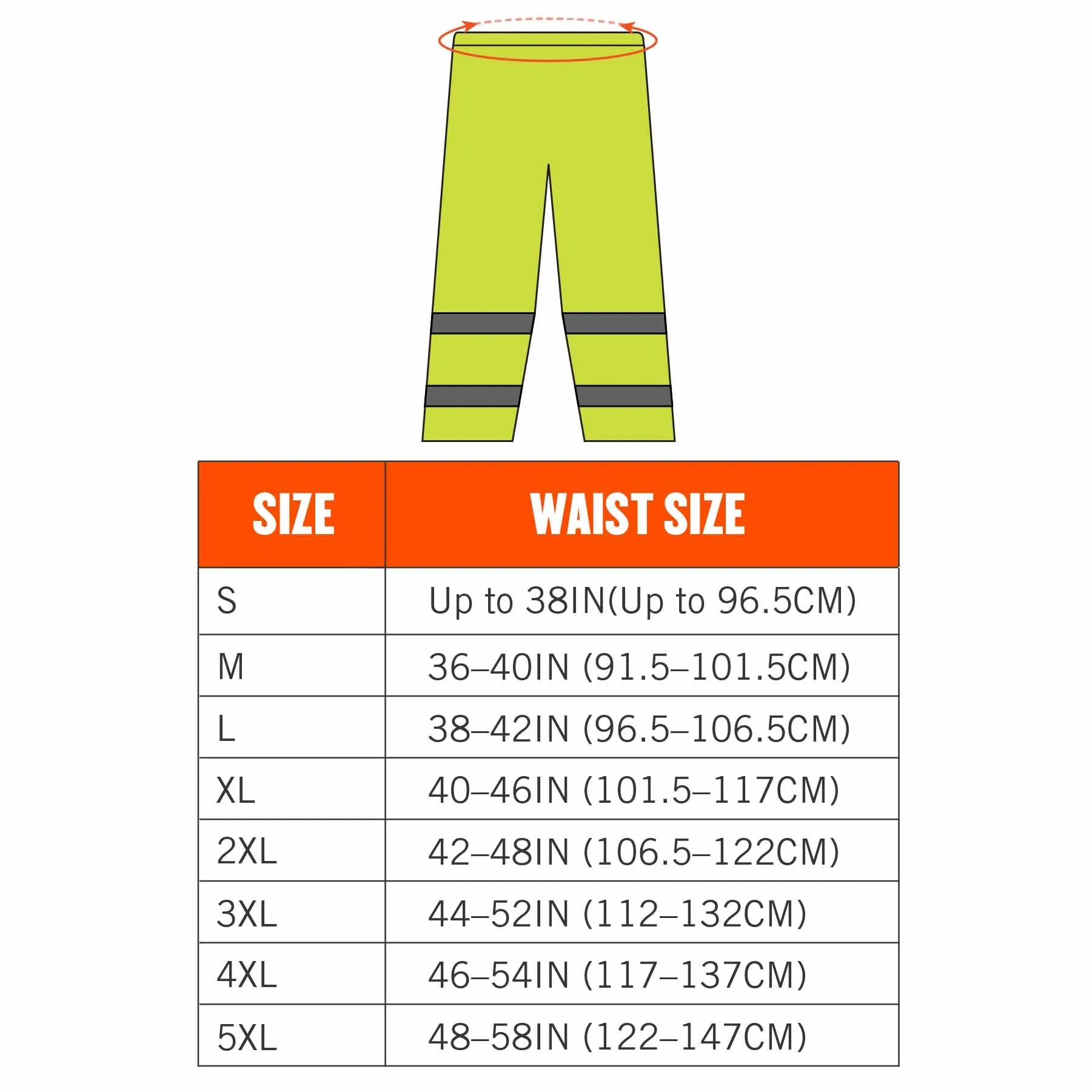 Ergodyne 25346 8916 2XL Lime Class E Lightweight Hi-Vis Rain Pants