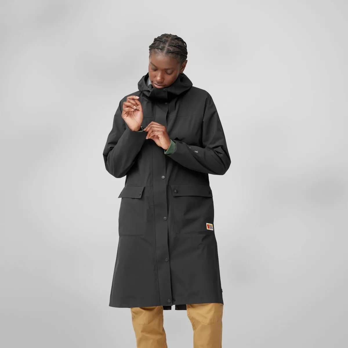 Fjällräven Women&#x27;s Vardag Rain Parka Black | Buy Fjällräven Women&#x27;s Vardag Rain Parka Black here | Outnorth