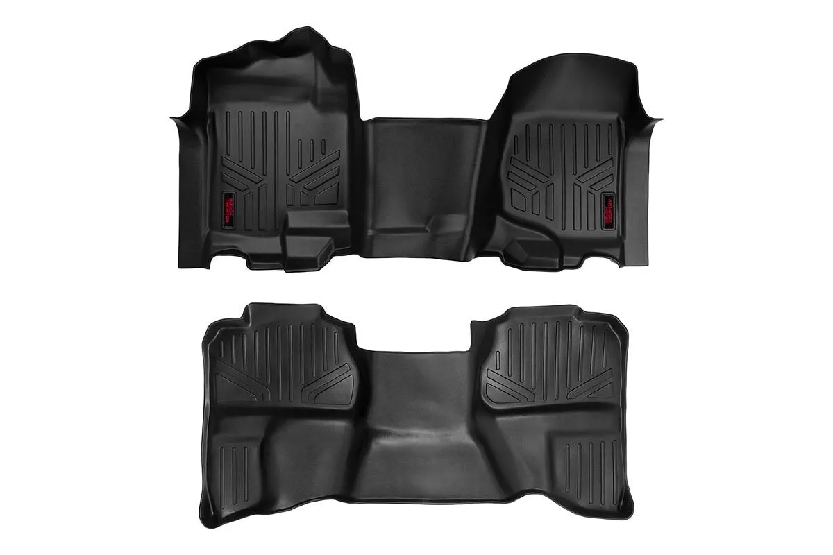 Floor Mats | FR & RR | OV Hump | Ext Cb | Chevrolet Silverado/GMC Sierra 1500/2500HD | 2007-2013