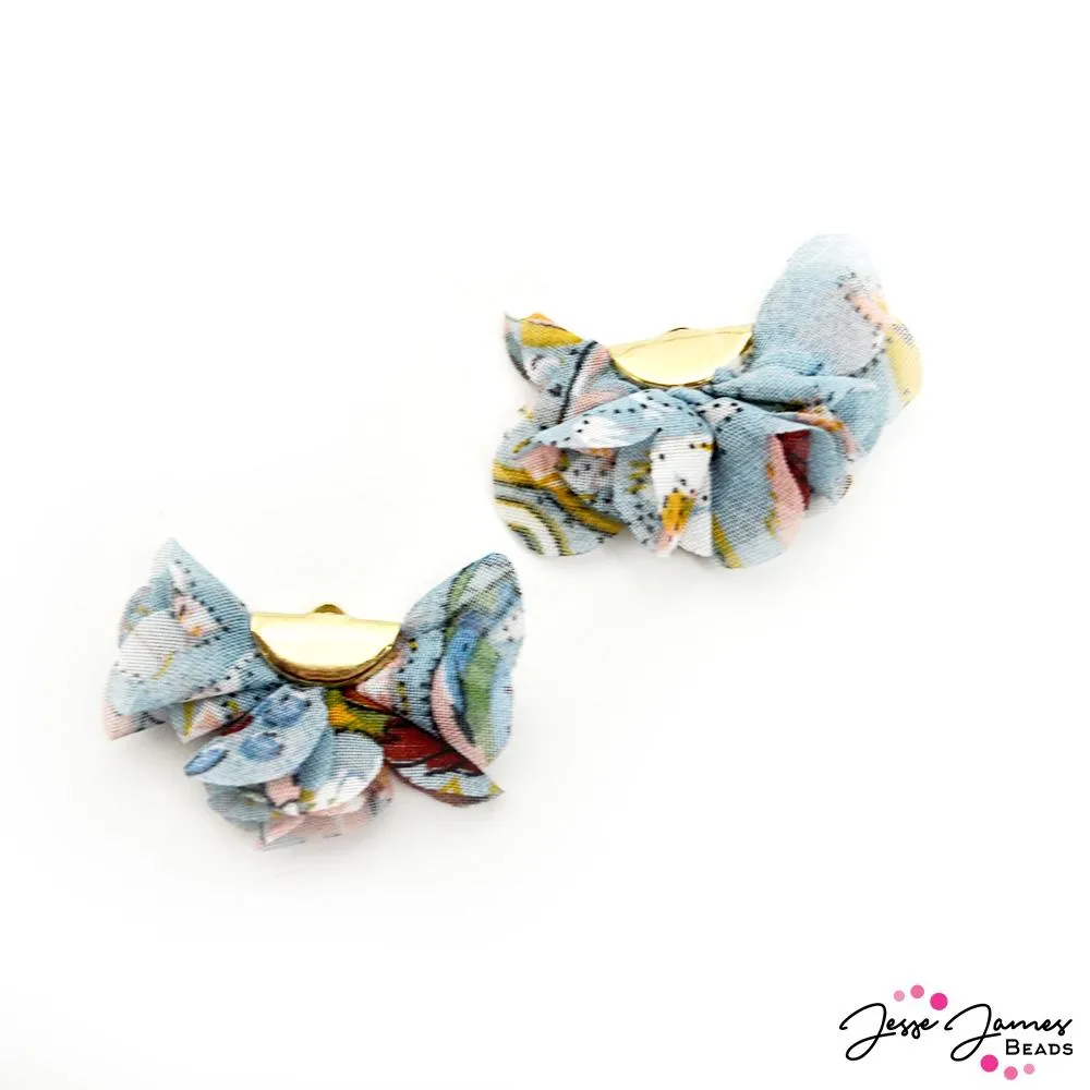 Floral Cha Cha Tassel Pair in Singing In The Rain