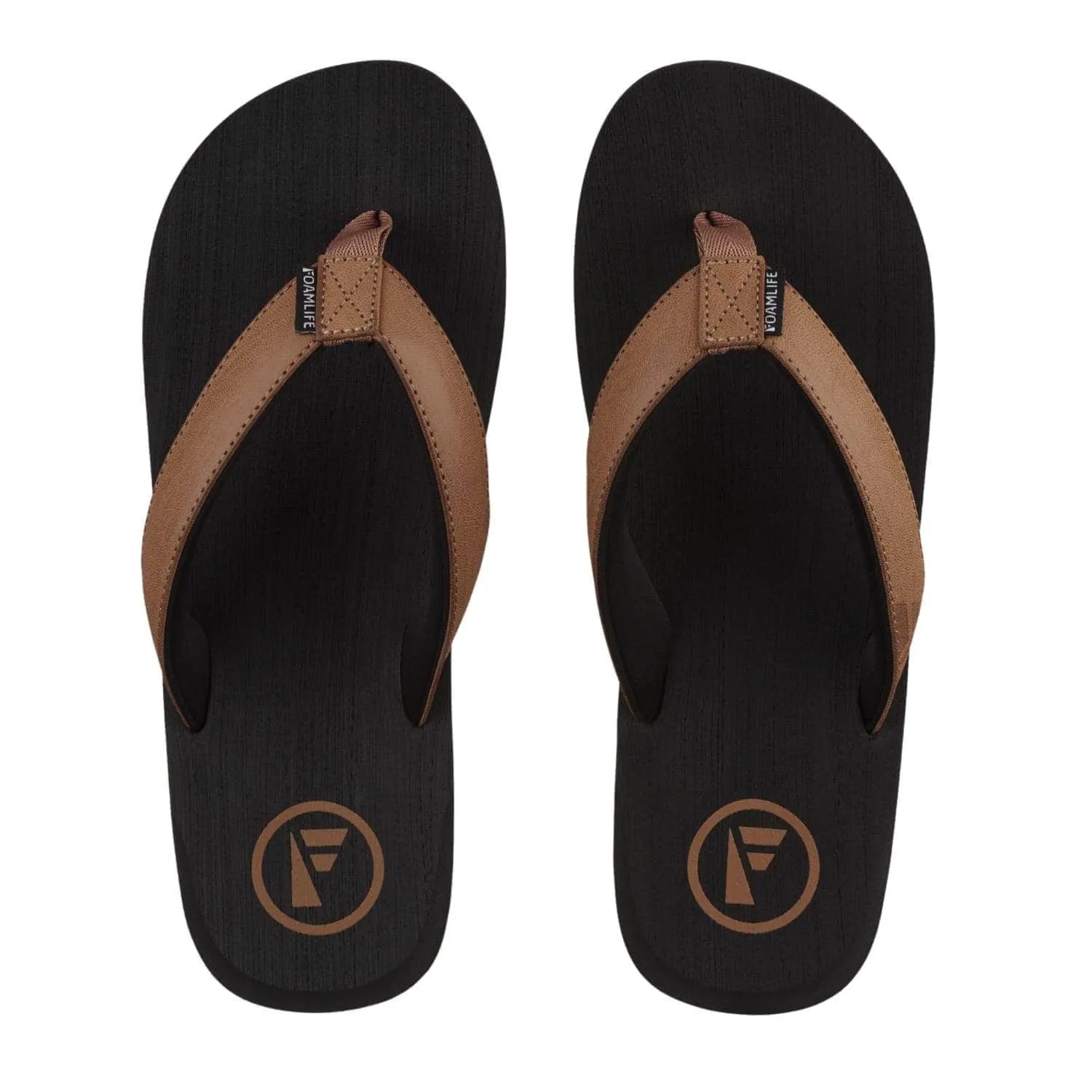 FoamLife Seales Flip Flops - Black