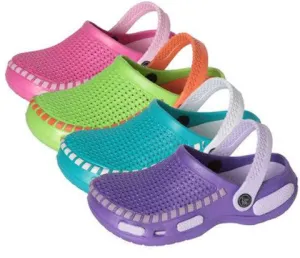 girl's two tone clog assortment Case of 36