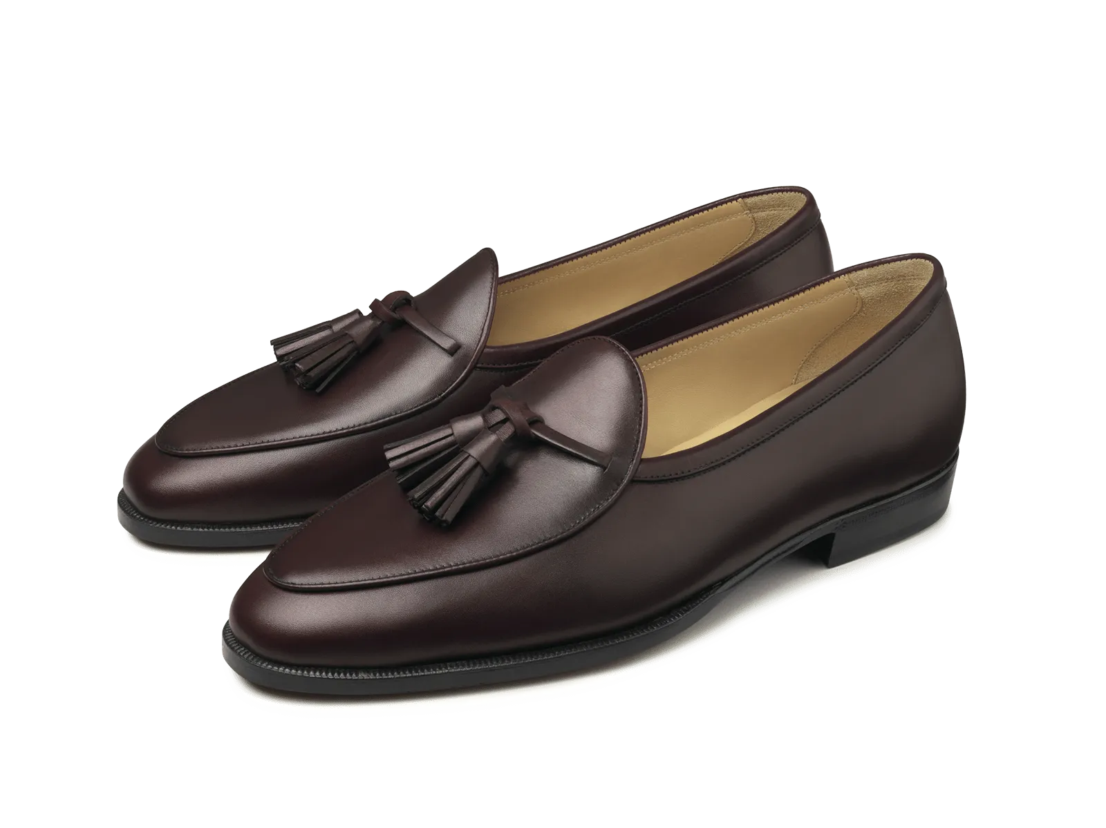 Grand Conti Tassel Loafers in Oxblood Noble Calf