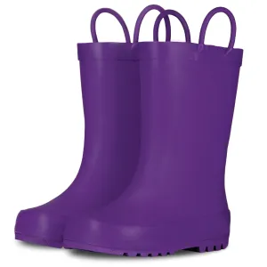 Grape Jelly Purple Matte Rain Boots