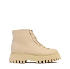 Groovy Front Zip Camel Boots