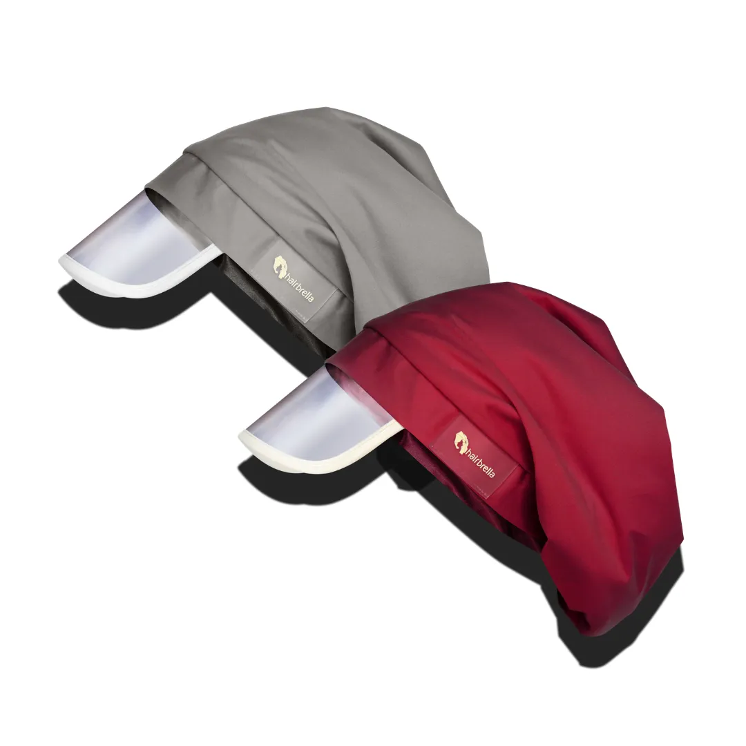 Hairbrella Classic Satin-Lined Rain Hat - Bundle (2)