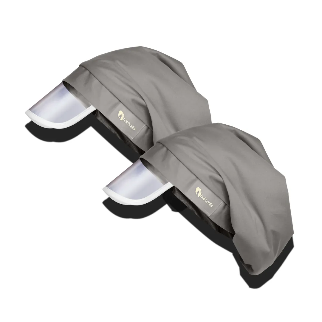 Hairbrella Classic Satin-Lined Rain Hat - Bundle (2)