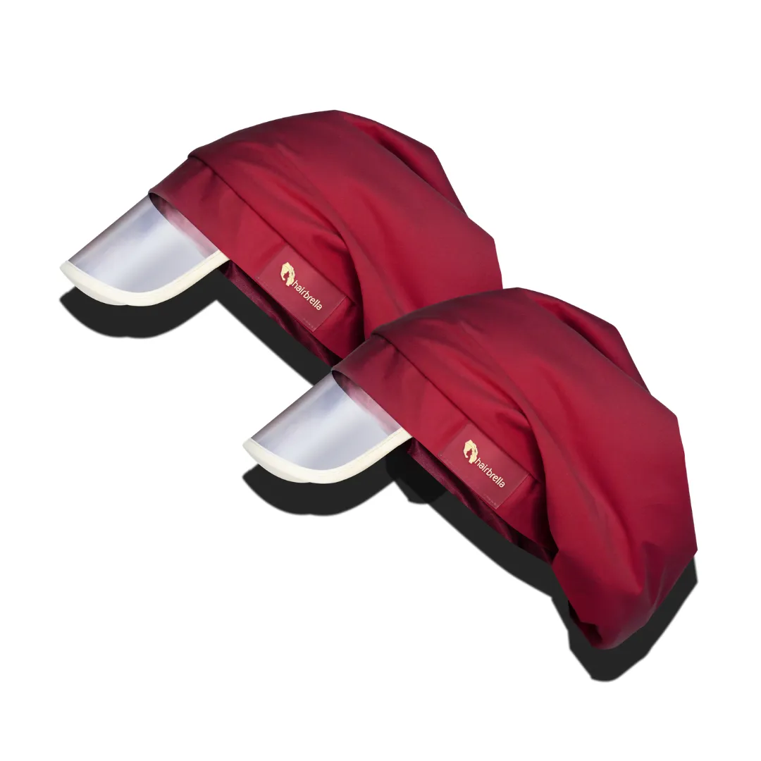 Hairbrella Classic Satin-Lined Rain Hat - Bundle (2)