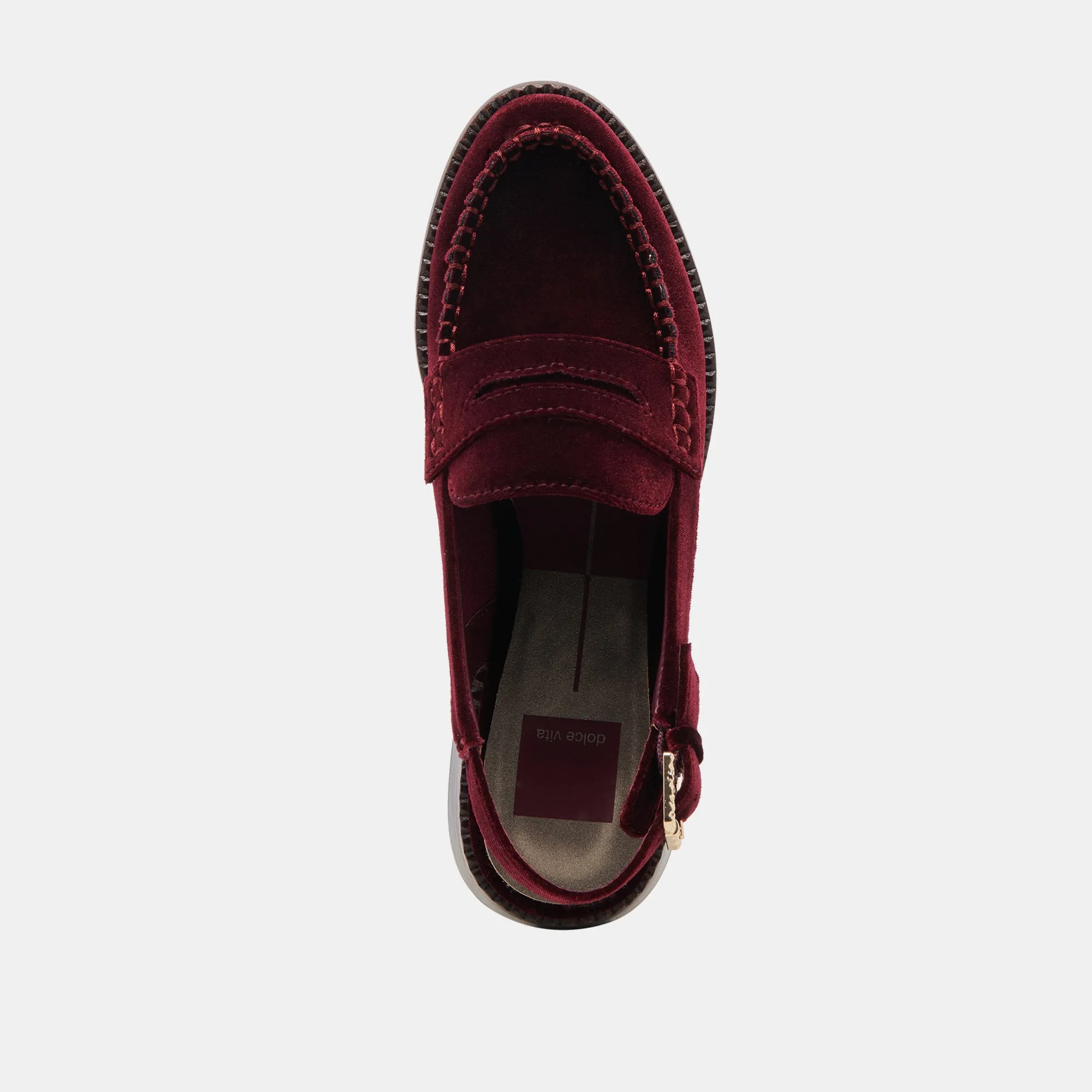 HARDI LOAFERS WINE VELVET