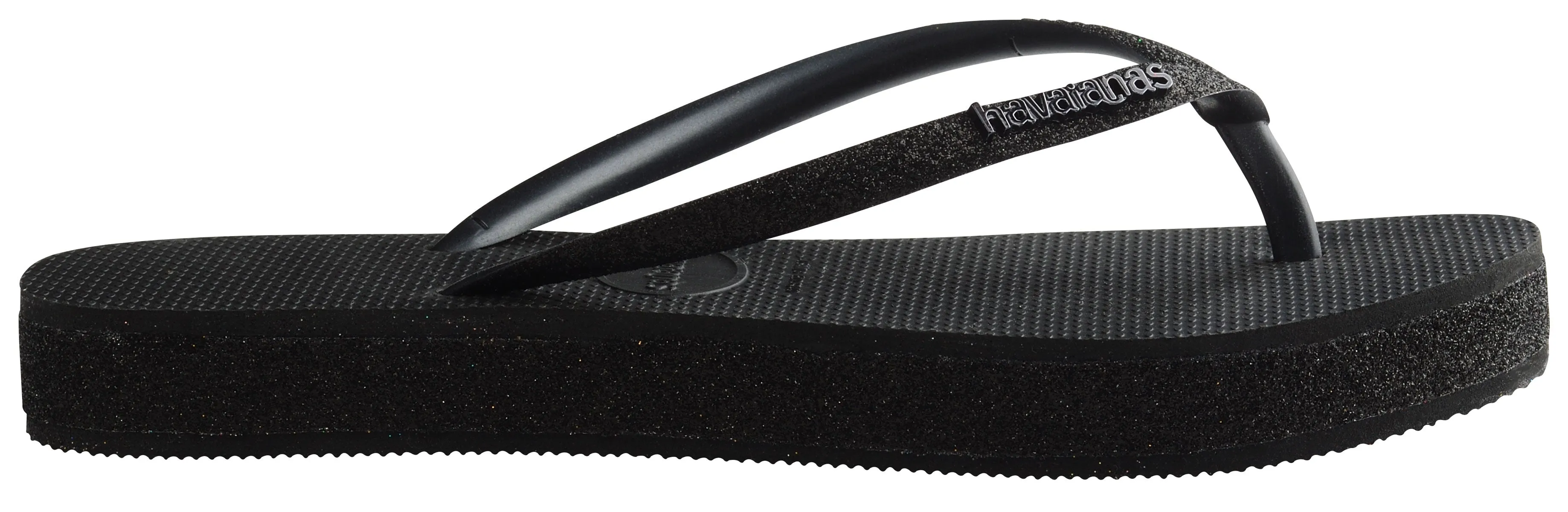 Havaianas Slim Flatform Sparkle In Black