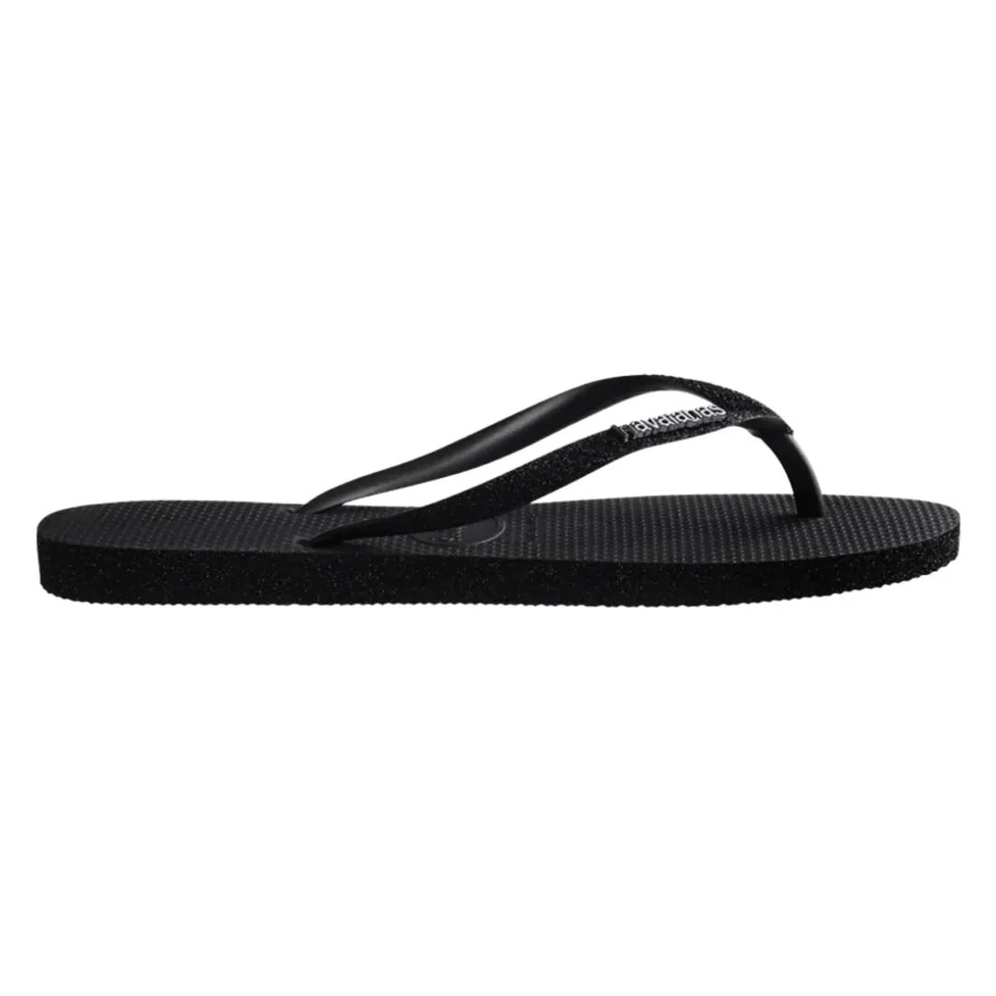 Havaianas Womens Sparkle Me II Flip Flop Sandals - Black