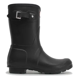 Hunter Original Short Wellies Black Womens Rainboots - UK 5