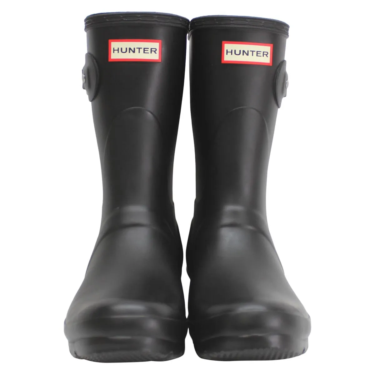 Hunter Original Short Wellies Black Womens Rainboots - UK 5