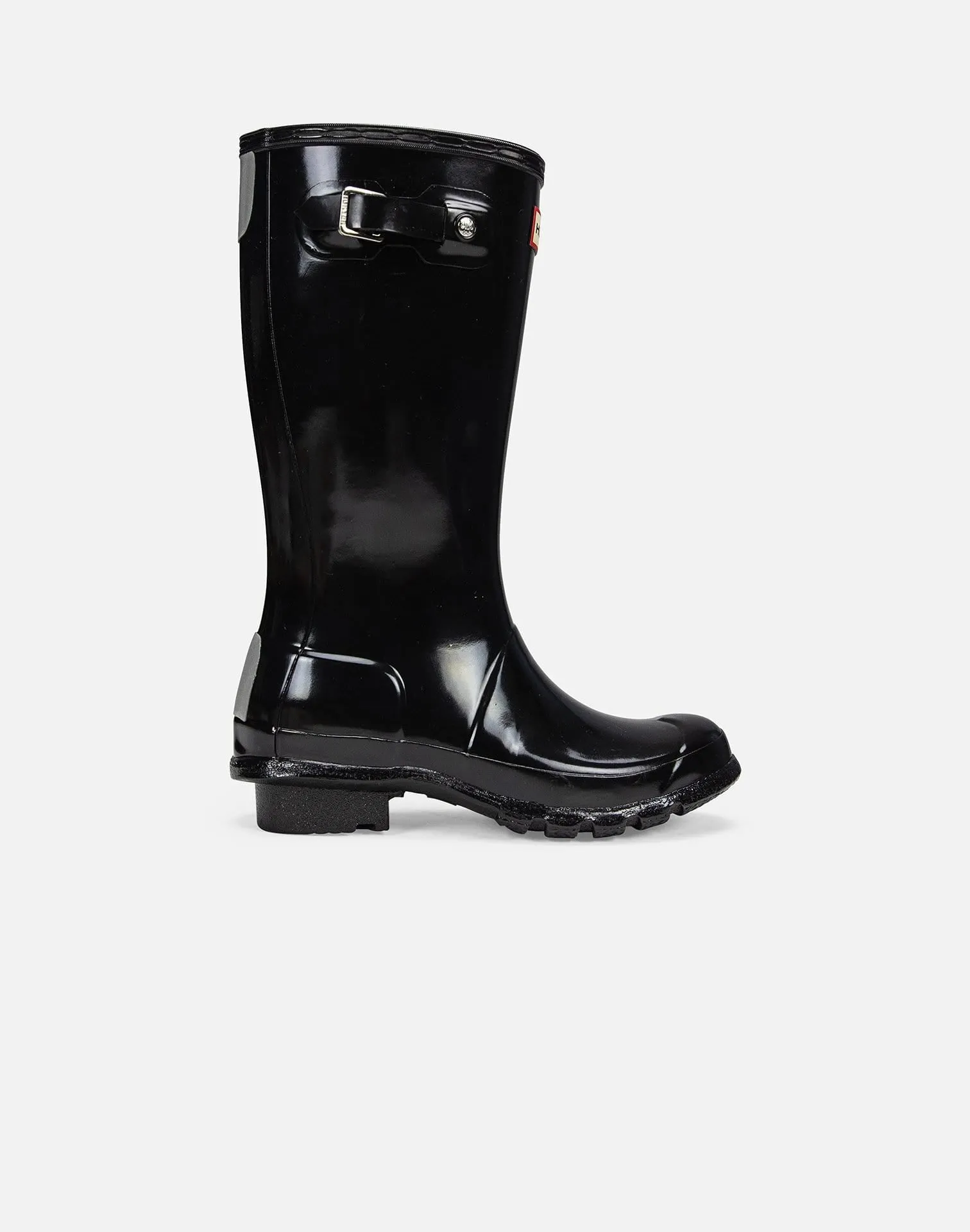 Hunter SHORT GLOSS RAIN BOOTS GRADE-SCHOOL