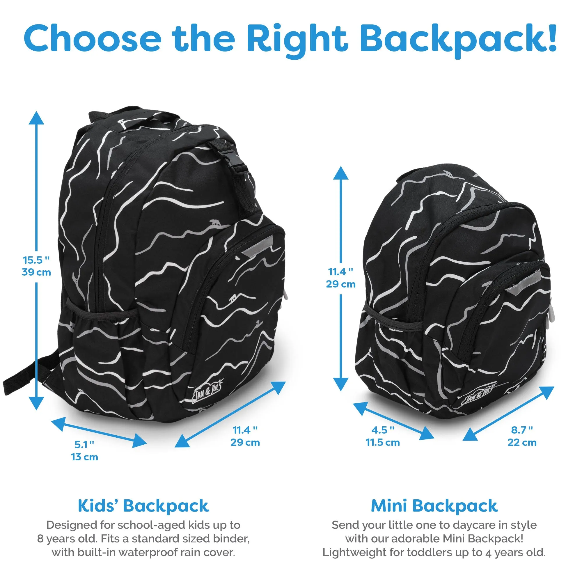 Jan & Jul Little Xplorers Backpack - Cool Peaks