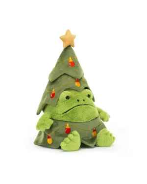 Jellycat Christmas Tree Ricky Rain Frog