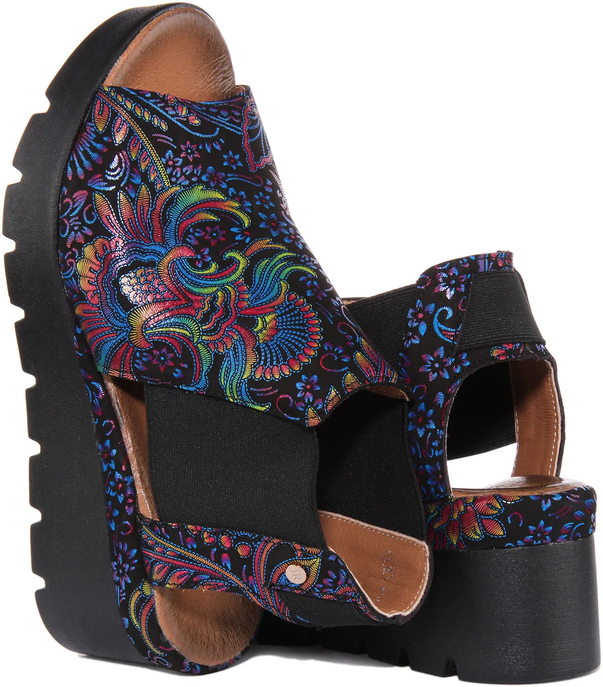 Justinreess England 7100 In Black Paisley For Women