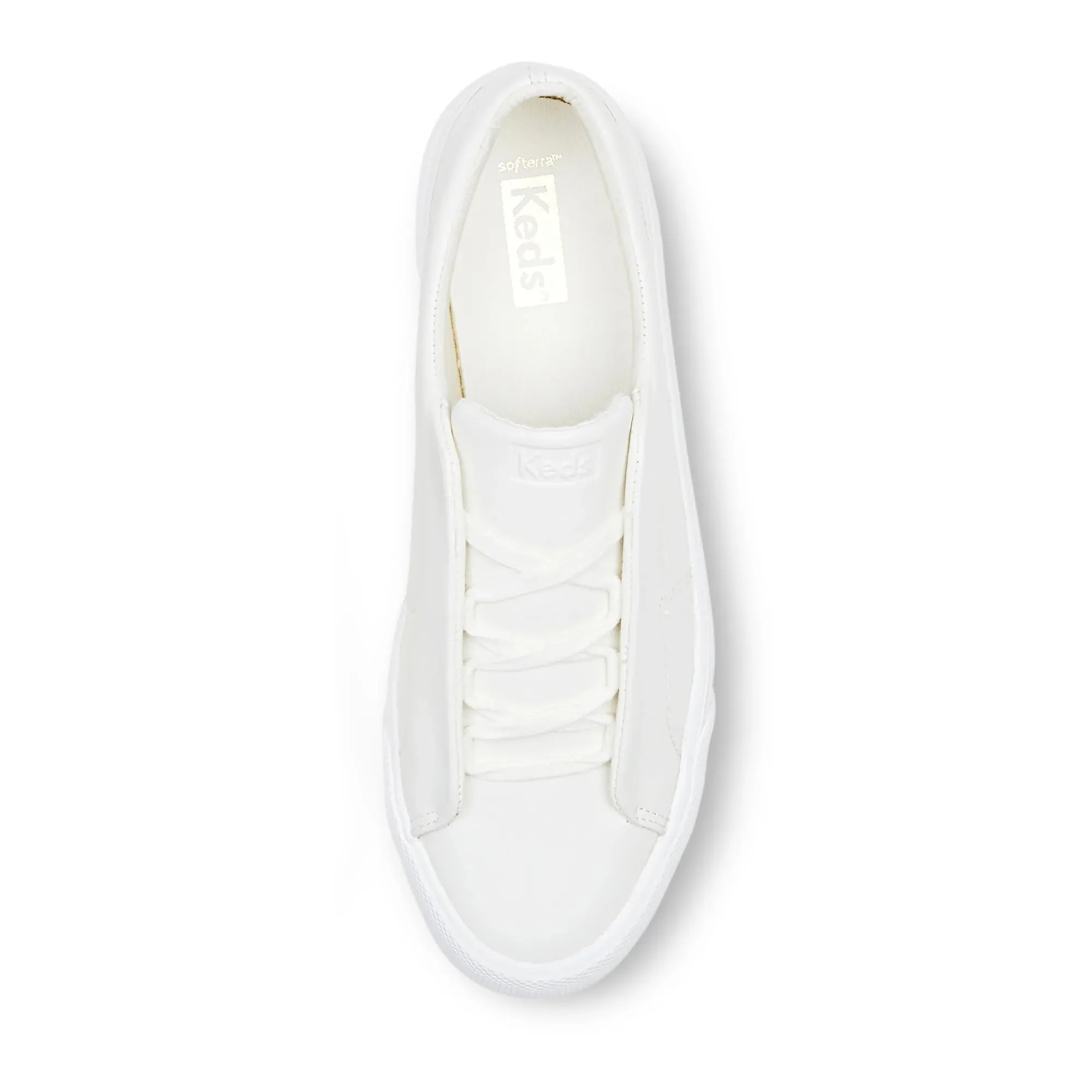 KEDS Remi Leather Snow White Sneakers