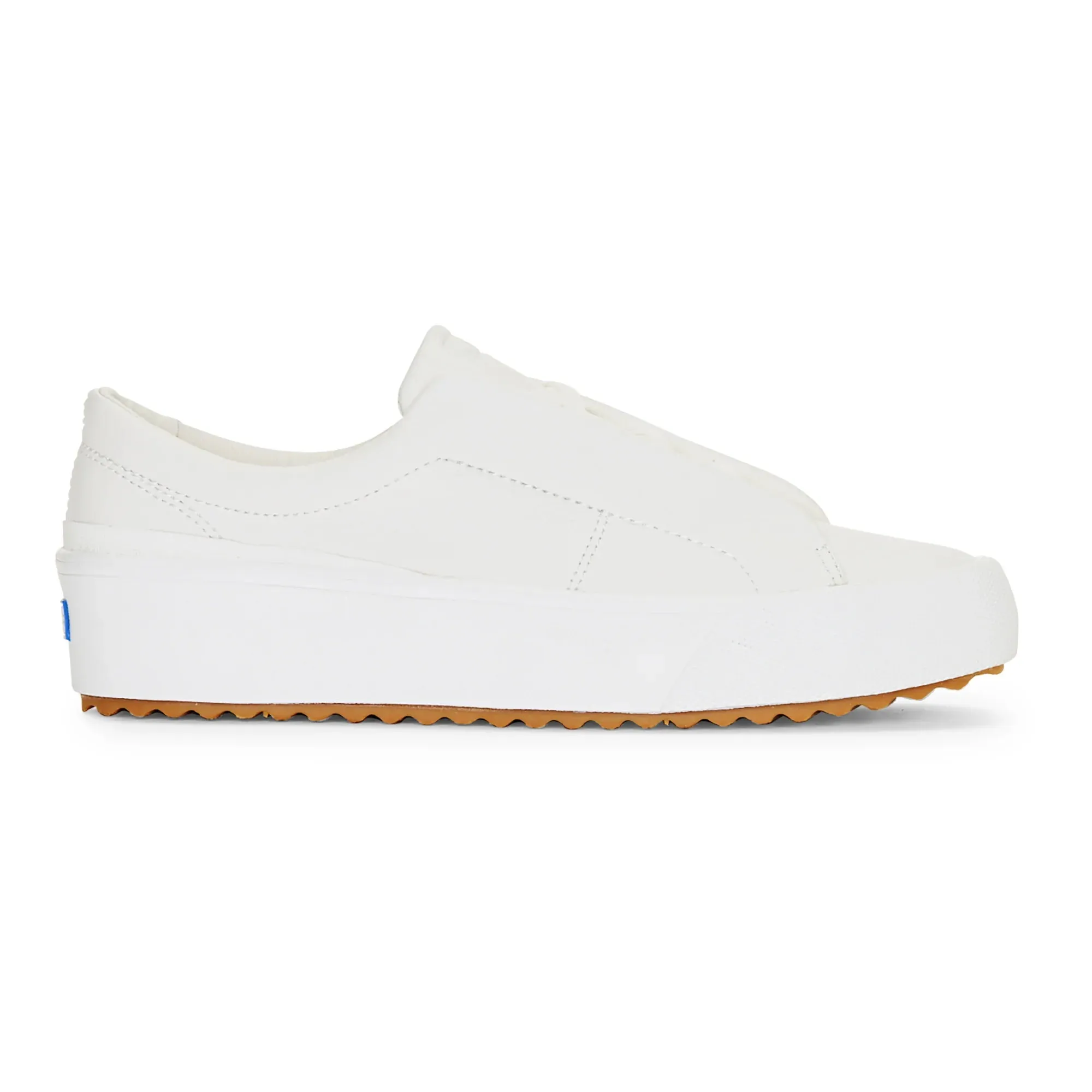 KEDS Remi Leather Snow White Sneakers