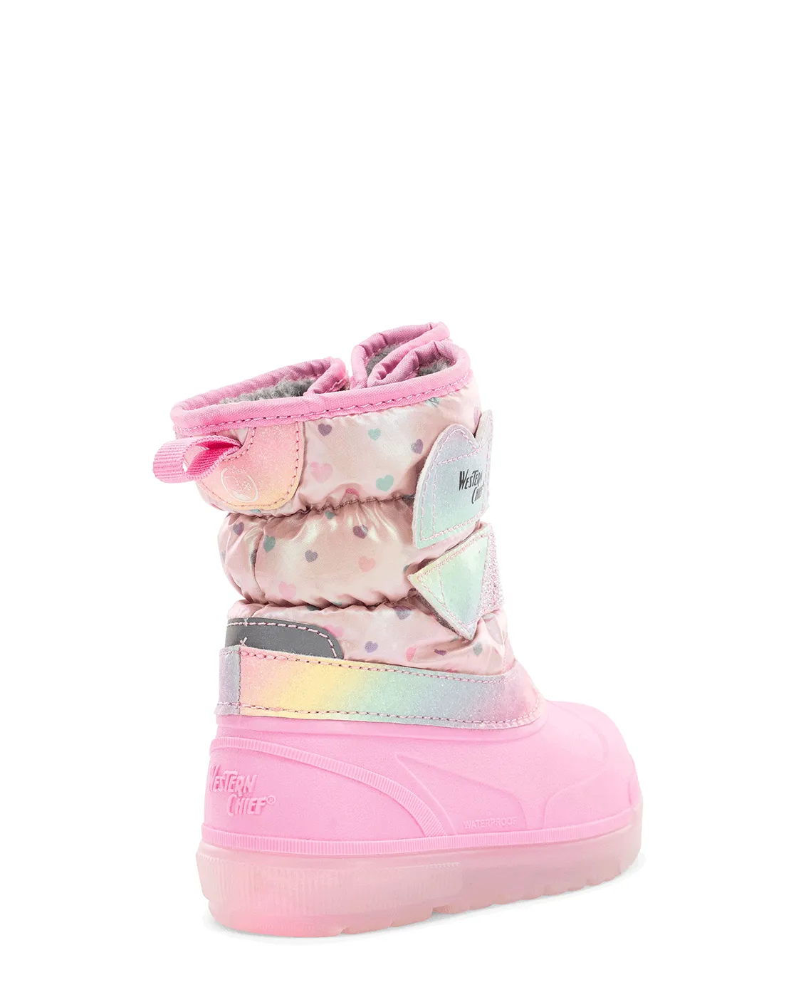 Kids Denali Lighted Faux Fur Cold Weather Boot - Pink