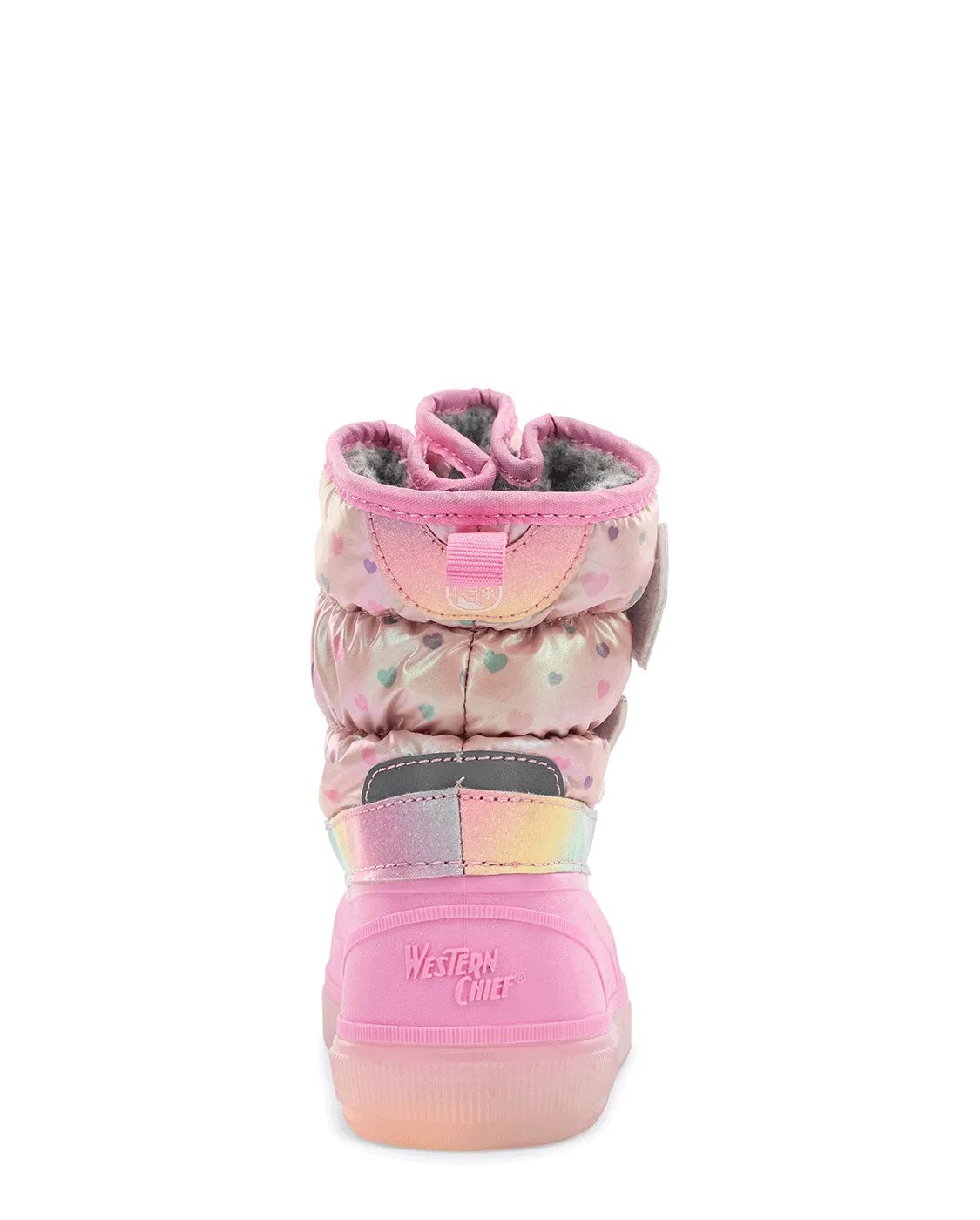 Kids Denali Lighted Faux Fur Cold Weather Boot - Pink