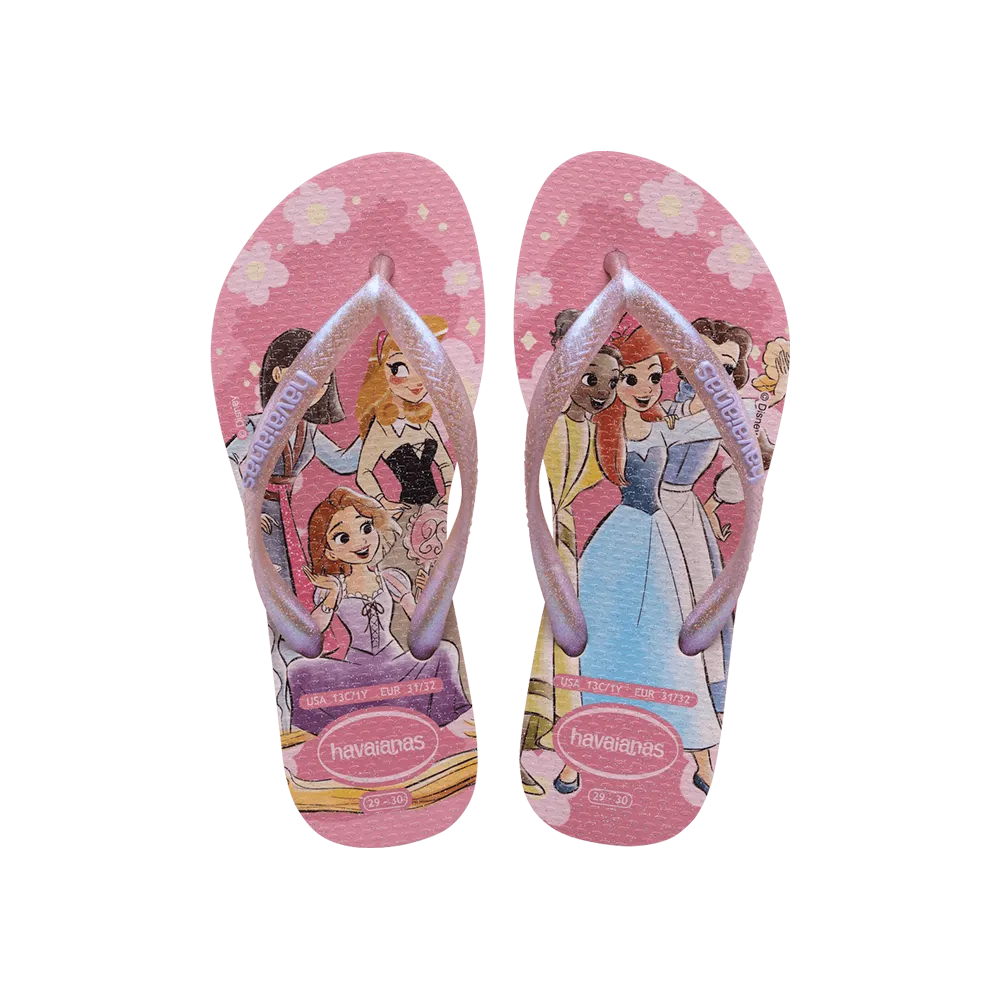 Kids Slim Princess Flip Flops