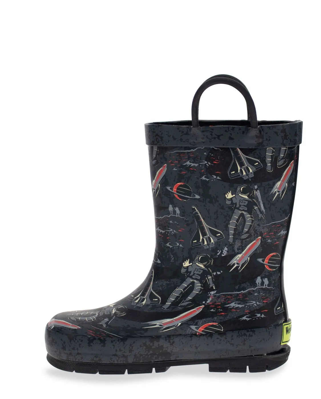 Kids Space Tour Rain Boot - Black