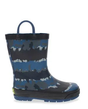 Kids Tie Dye Dude Rain Boot - Blue