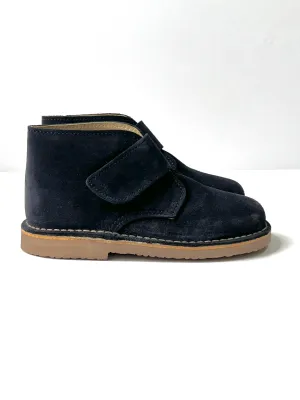 Kids Velcro Suede Desert Boot