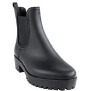 Ladies Solid Matte Jodhpur Jelly Rain Boot