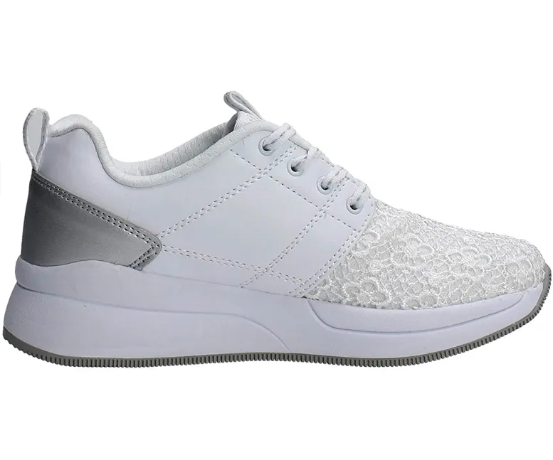 Lotto scarpa sneakers da donna Iris II Amf S7660 bianco argento