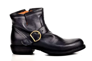 Low Rain Leather Boots