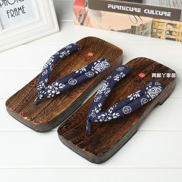 Men's Wooden Flip-Flops