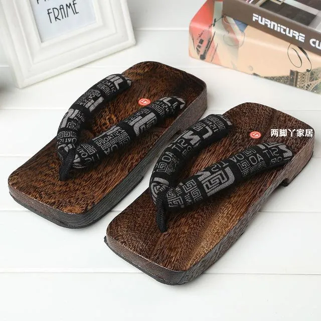 Men's Wooden Flip-Flops